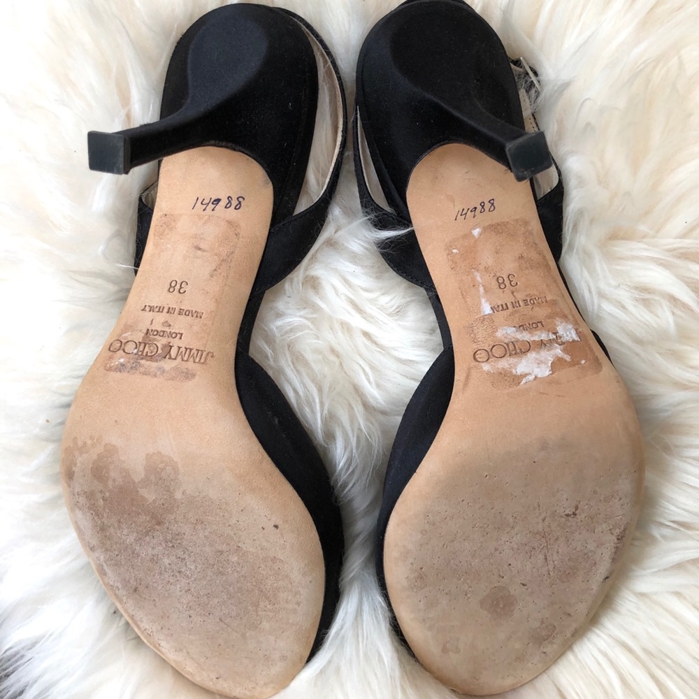 Jimmy Choo Rhinestone Sling Backs - Picture 3 of 3